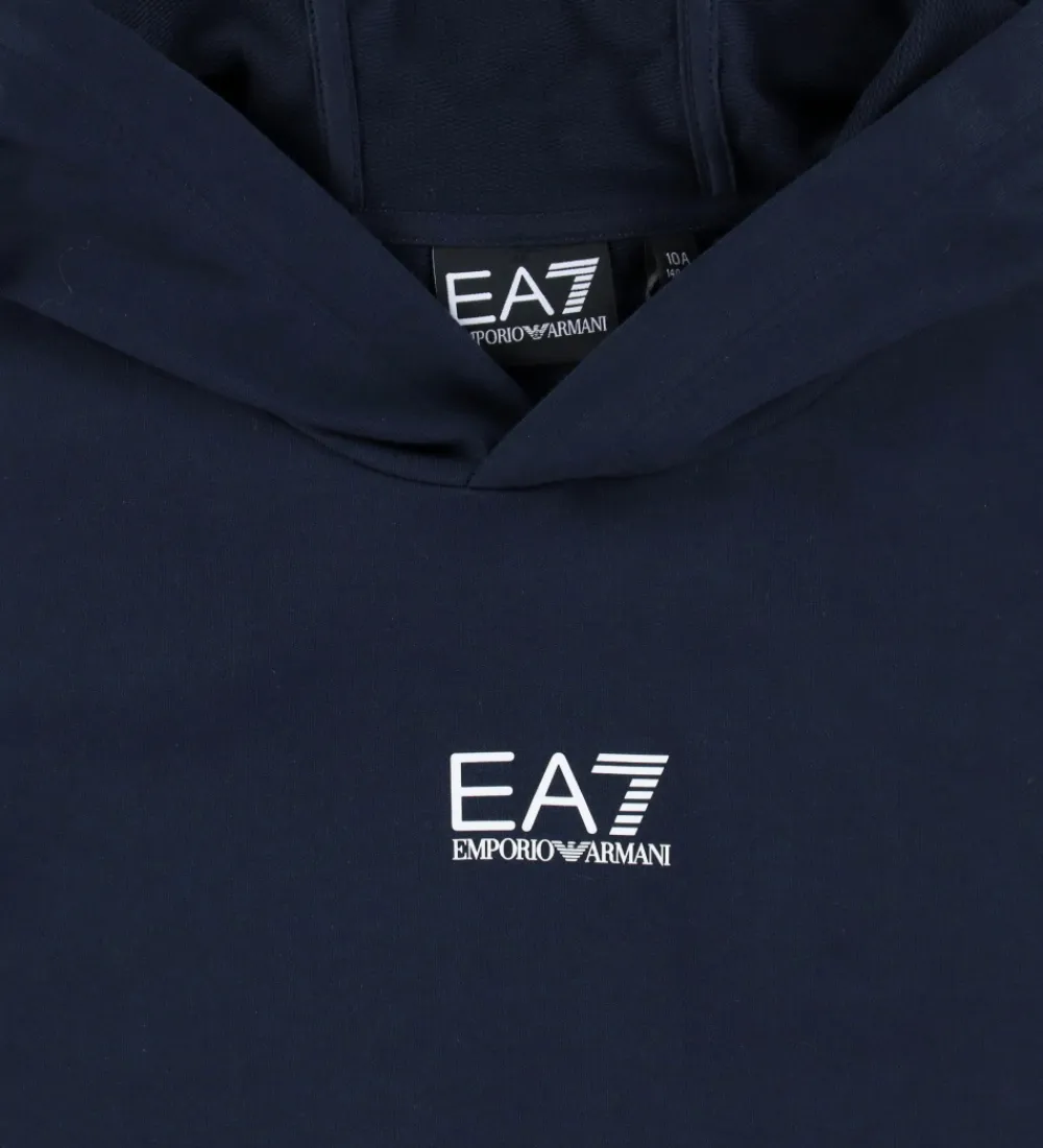 EA7 Hættetrøjer*Hættetrøje - Armani Blue