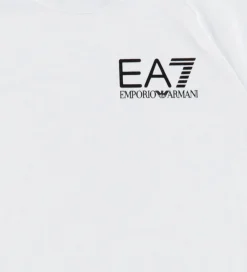 T-Shirts Og Toppe-EA7 T-shirt - Hvid m. Sort