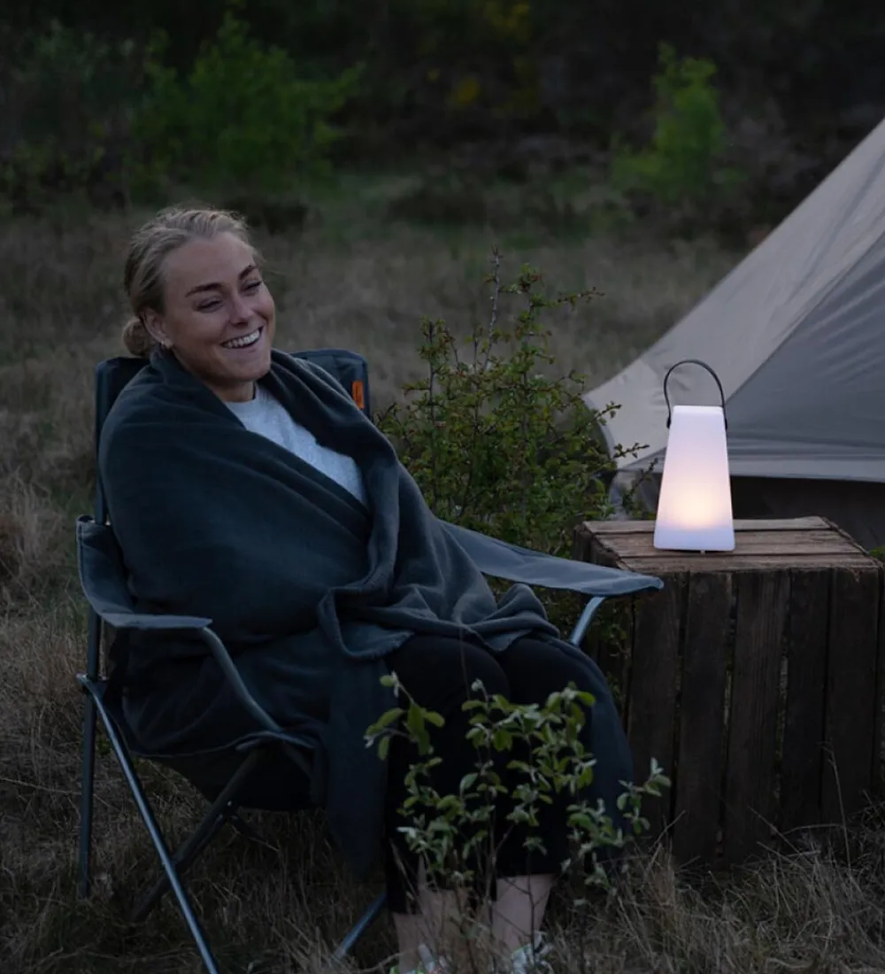 Lamper|Outdoor-Easy Camp Lanterne - Heckler - 12x20 cm - Hvid