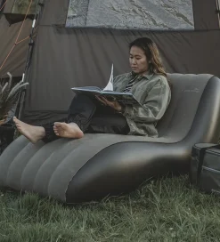 Stole|Møbler-Easy Camp Liggestol - Oppustelig - Maple - Brun