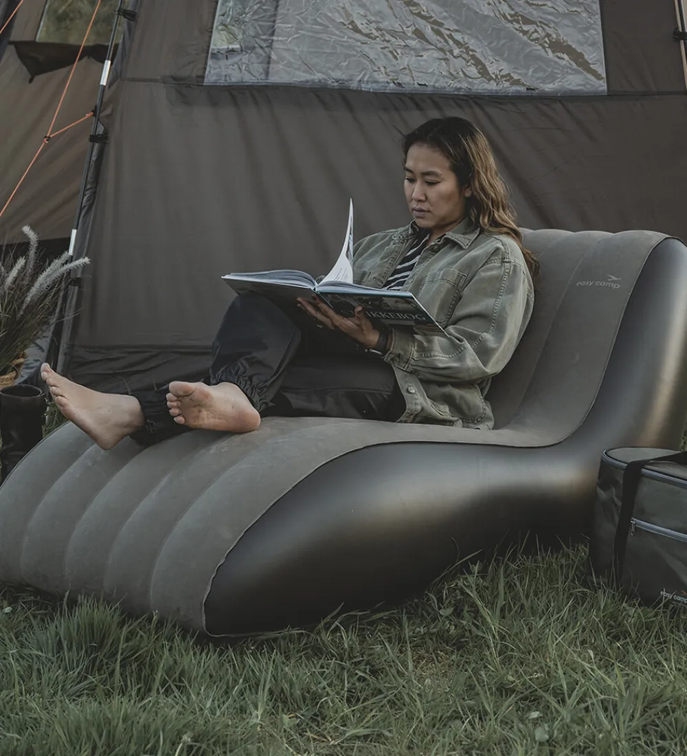 Stole|Møbler-Easy Camp Liggestol - Oppustelig - Maple - Brun
