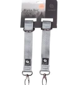Easygrow Barnevognsudstyr*Mama Bag-kroge - Universal - 2-pak - Grå