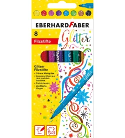Eberhard Faber Tuscher Og Farver*Tuscher - 8 stk - Glitter