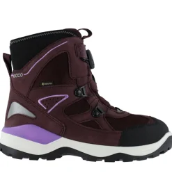 Vinterstøvler-Ecco Vinterstøvler - Snow Mountain - Boa - Tex - Black/Fig