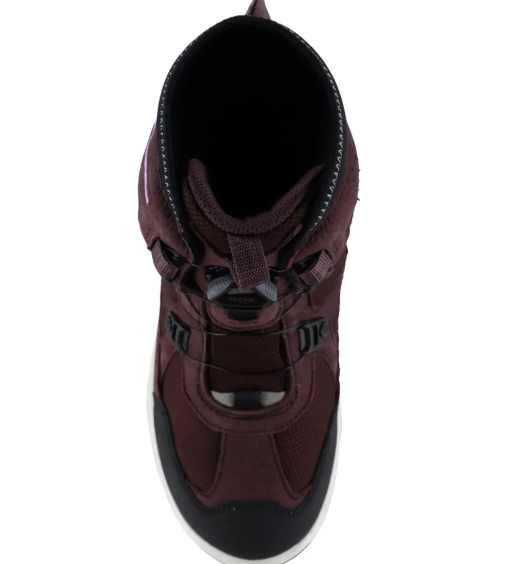 Vinterstøvler-Ecco Vinterstøvler - Snow Mountain - Boa - Tex - Black/Fig