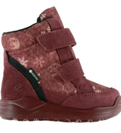 Ecco Vinterstøvler*Vinterstøvler - Tex - Urban Mini I High - Dark Ruby/Snowfla
