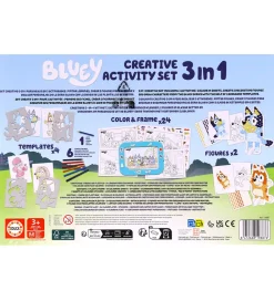 Kreasæt-Educa Kreasæt - Bluey - 3 In 1 Creative Activity Set