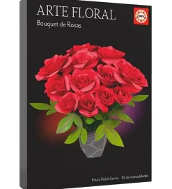 Kreasæt-Educa Kreasæt - Floral Art - Bouquet Of Roses