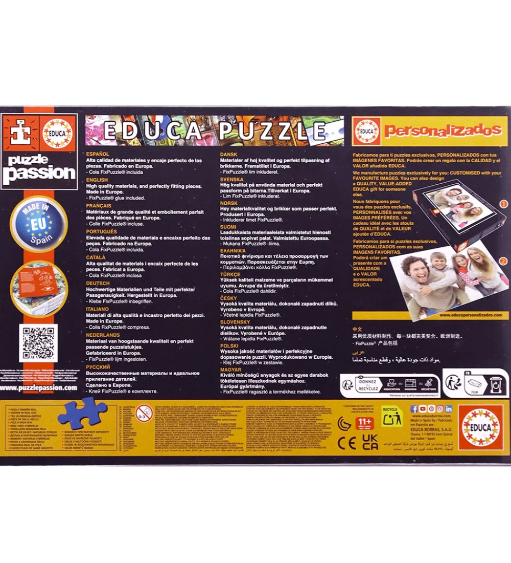 Puslespil-Educa Puslespil - 500 Brikker - Yarn