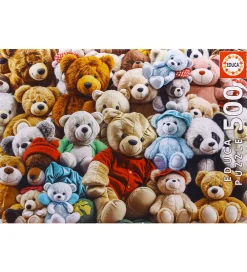 Educa Puslespil*Puslespil - 500 Brikker - Teddy Bears