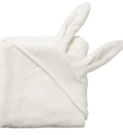 Elodie Details Babyhåndklæde- Og Poncho|Håndklæder*Babyhåndklæde - 80x80 cm - Vanilla White Bunny