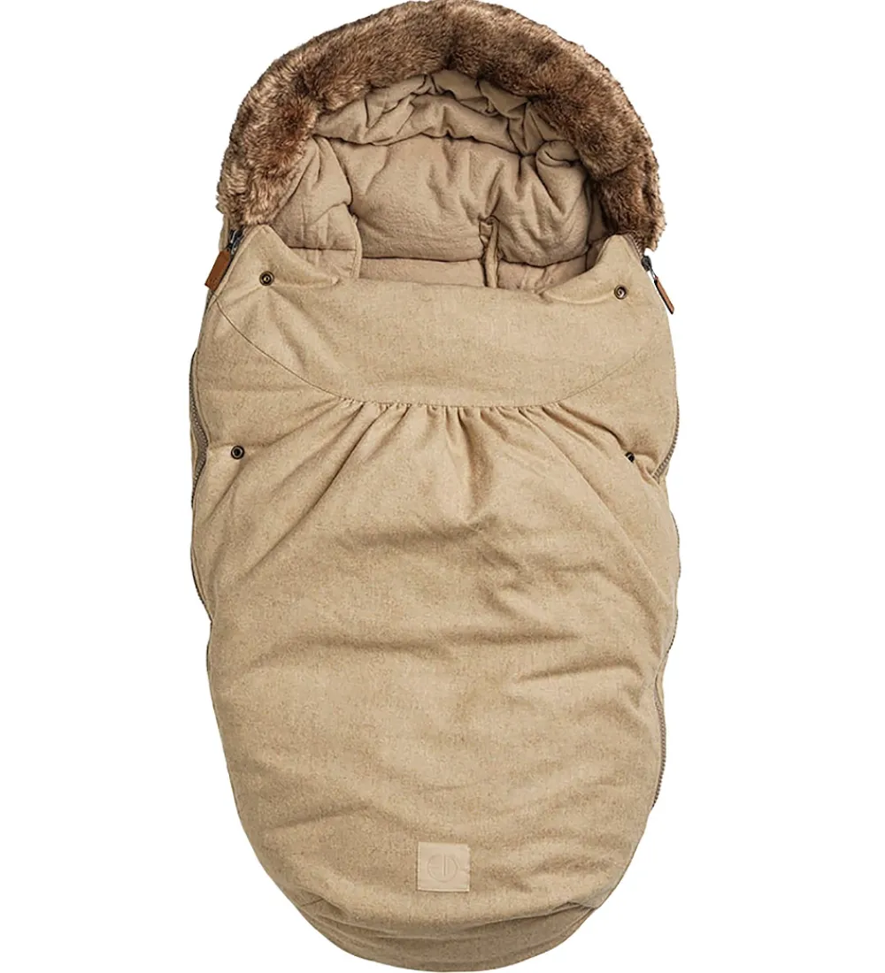 Elodie Details Køreposer*Kørepose - 100 cm - Uld - Pure Khaki