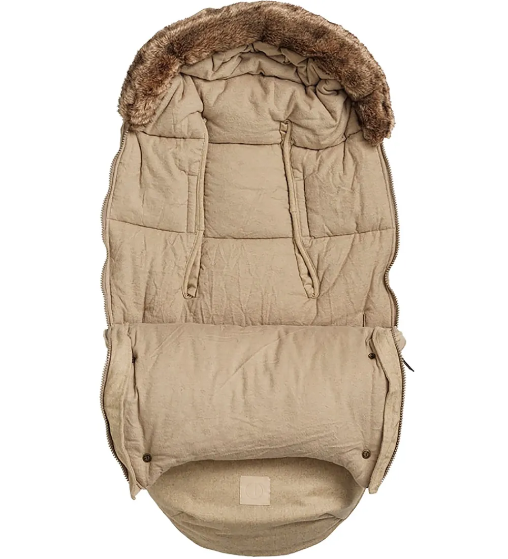 Elodie Details Køreposer*Kørepose - 100 cm - Uld - Pure Khaki
