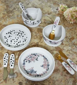 Spisesæt-Elodie Details Spisesæt - Silikone - 3 dele - Dalmatian Dots