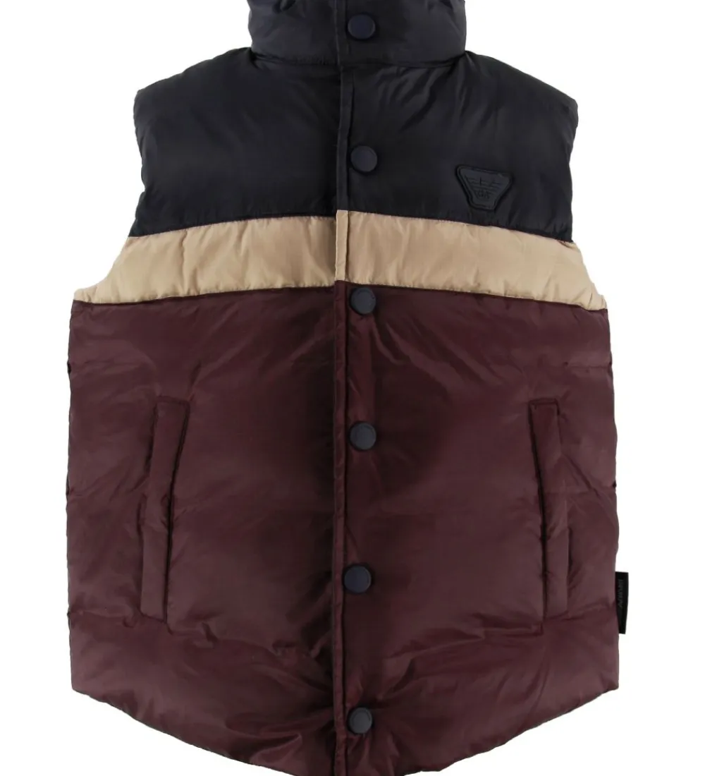 Emporio Armani Dunveste Og Dyneveste*Dunvest - Bordeaux/Navy m. Stribe