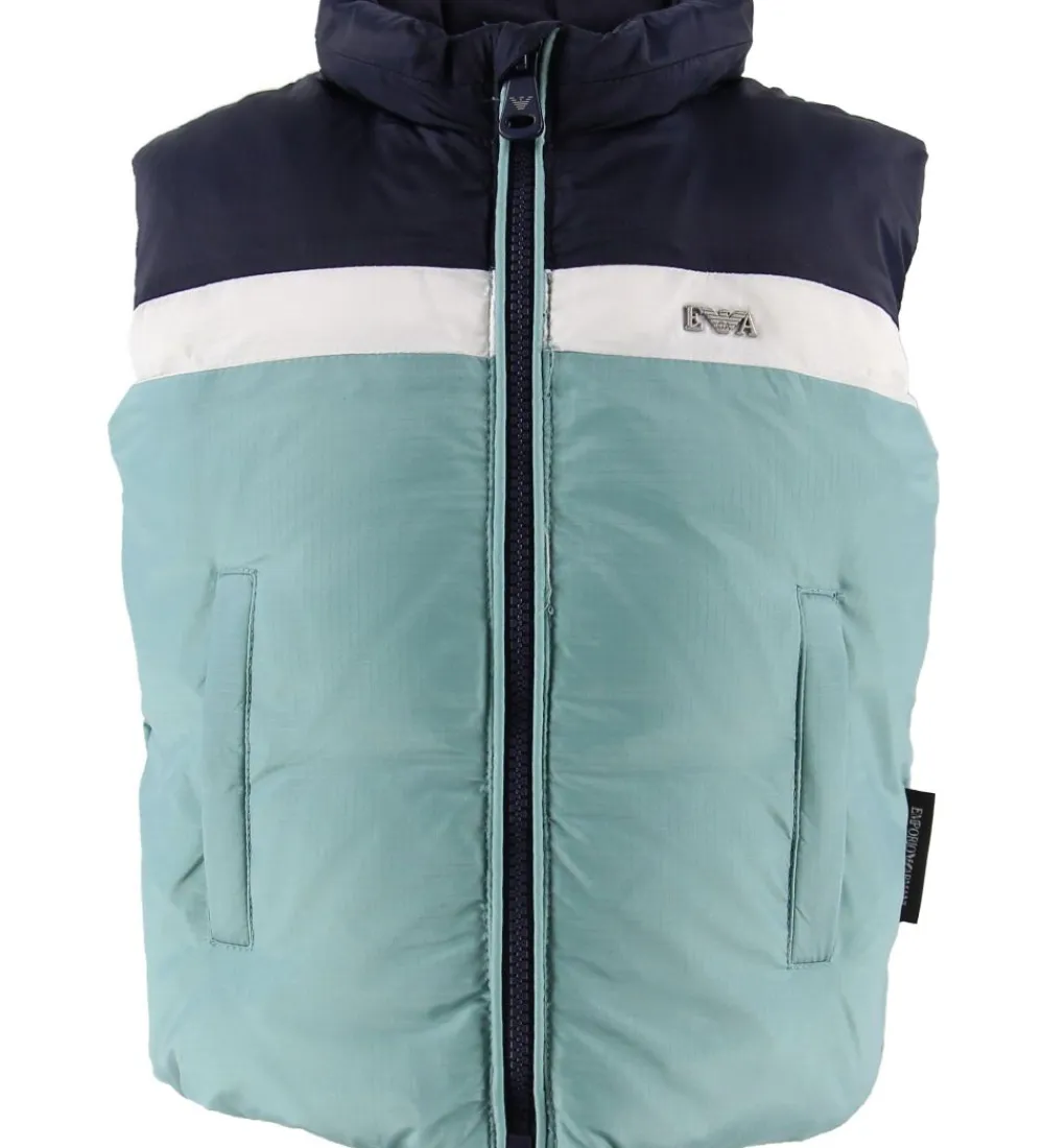 Emporio Armani Dunveste Og Dyneveste*Dunvest - Turkis/Navy m. Stribe