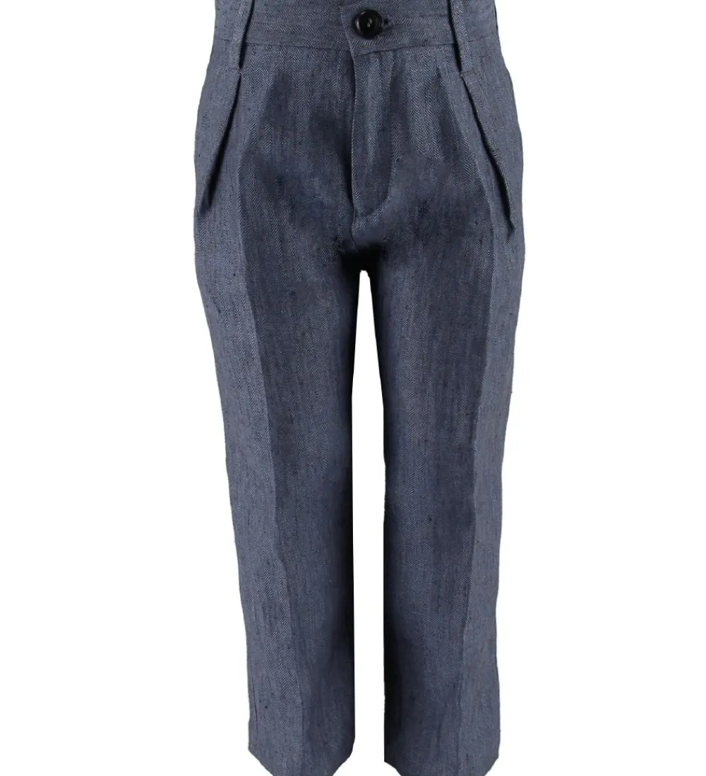 Emporio Armani Jakkesæt Og Blazers*Jakkesæt - Hør - Blåmeleret