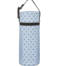 Pusletasker-Emporio Armani Pusletaske - Lyseblå/Navy m. Logoer