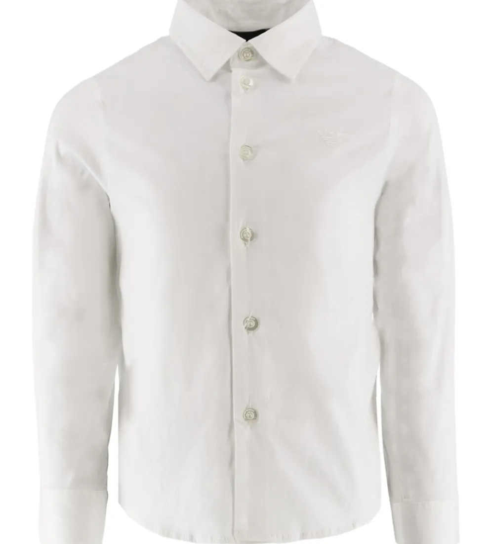Emporio Armani Konfirmationstøj*Skjorte - Hvid