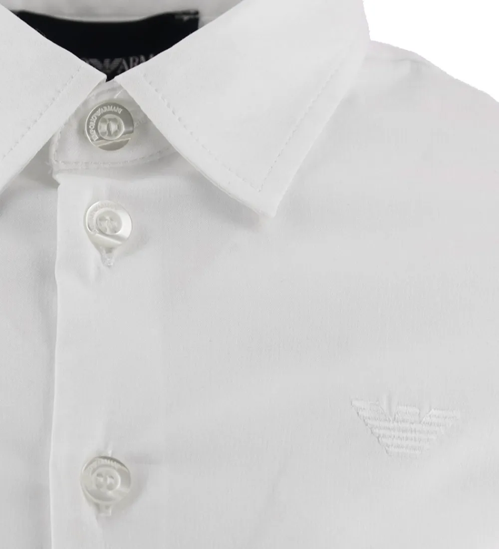 Emporio Armani Konfirmationstøj*Skjorte - Hvid