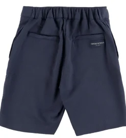 Konfirmationstøj-Emporio Armani Sæt - Skjorte/Shorts - Hvid/Dark Navy