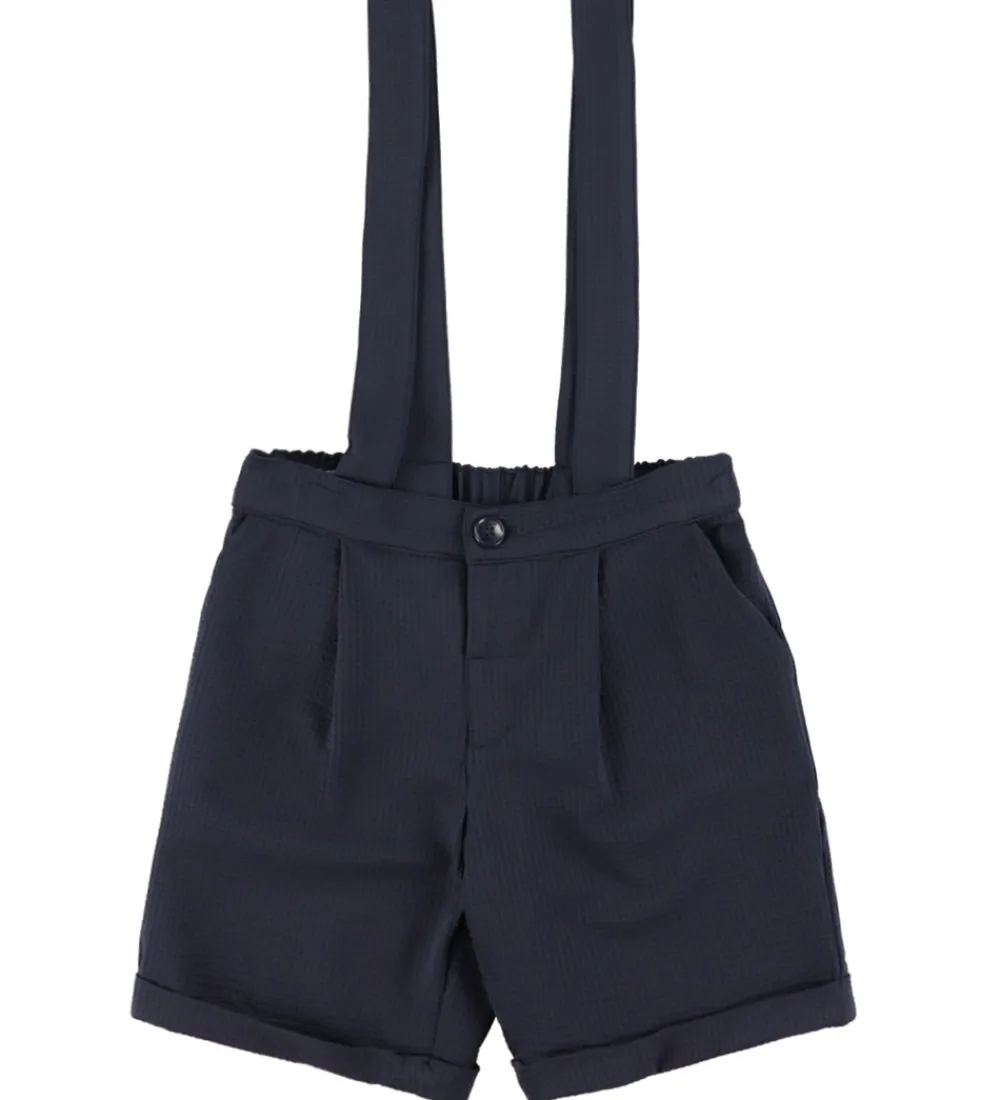 Emporio Armani Konfirmationstøj*Sæt - Skjorte/Shorts - Dark Navy/Hvid