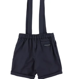 Emporio Armani Konfirmationstøj*Sæt - Skjorte/Shorts - Dark Navy/Hvid