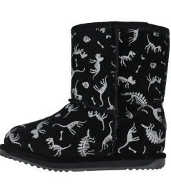 EMU Australia Bamsestøvler*Bamsestøvler - Tex - Reflective Dino Brumby - Sort