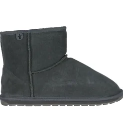 Bamsestøvler-EMU Australia Bamsestøvler - Wallaby Mini - Charcoal