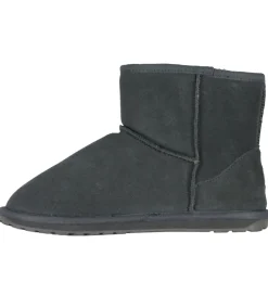 Bamsestøvler-EMU Australia Bamsestøvler - Wallaby Mini - Charcoal