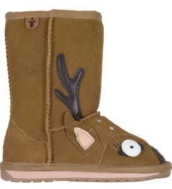 EMU Australia Bamsestøvler*Bamsestøvler - Chestnut m. Hjort
