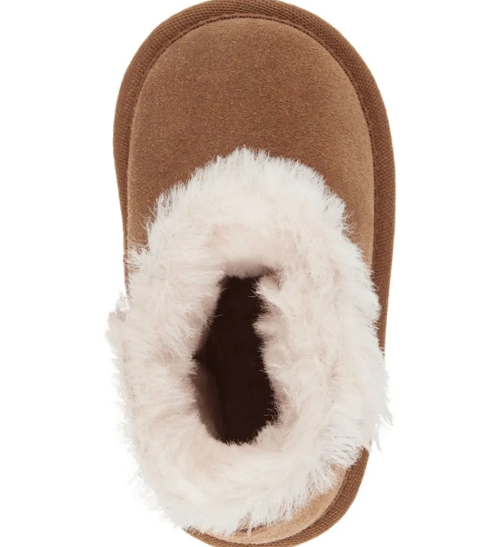 Bamsestøvler-EMU Australia Bamsestøvler - Toddle - Brun m. Velcro