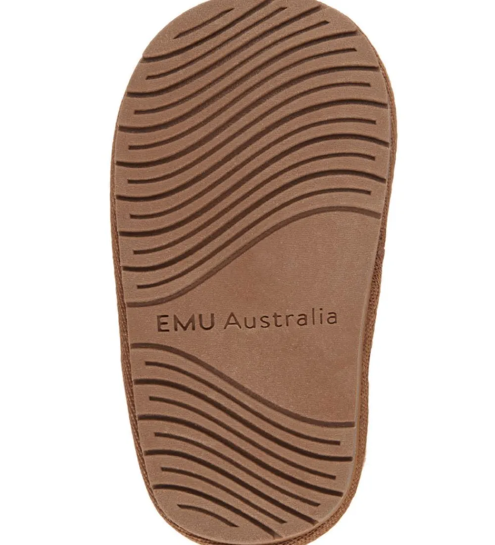 Bamsestøvler-EMU Australia Bamsestøvler - Toddle - Brun m. Velcro