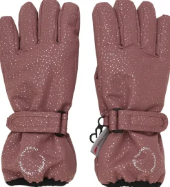 En Fant Handsker Og Luffer*Handsker - Frosted Almond m. Guldprikker