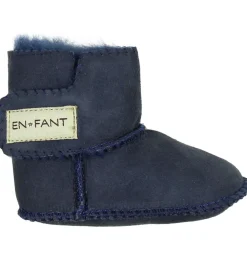 En Fant Skindfutter*Lammeskindsfutter m. For - Navy