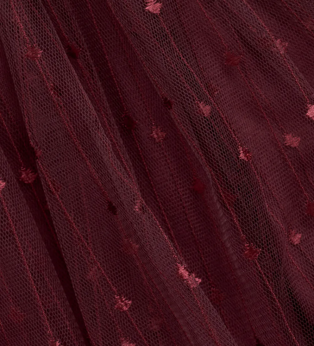 Nederdele-En Fant Nederdel - Tyl - Tawny Port