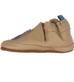 En Fant Skindfutter*Skindfutter - Beige m. Ugle