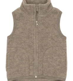 Veste-Engel Vest - Uld - Walnut Melange