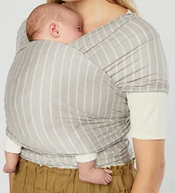 Ergobaby Bæreseler &Amp; Vikler*Strækvikle - Aura Wrap Knit - Grey Stripes