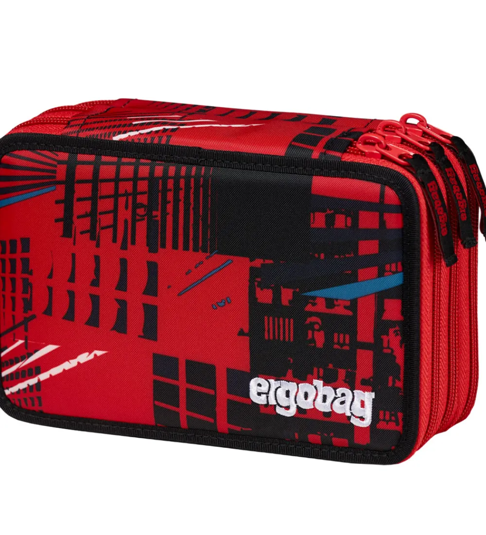 Penalhuse-Ergobag Penalhus m. Indhold - Maxi - FireBear