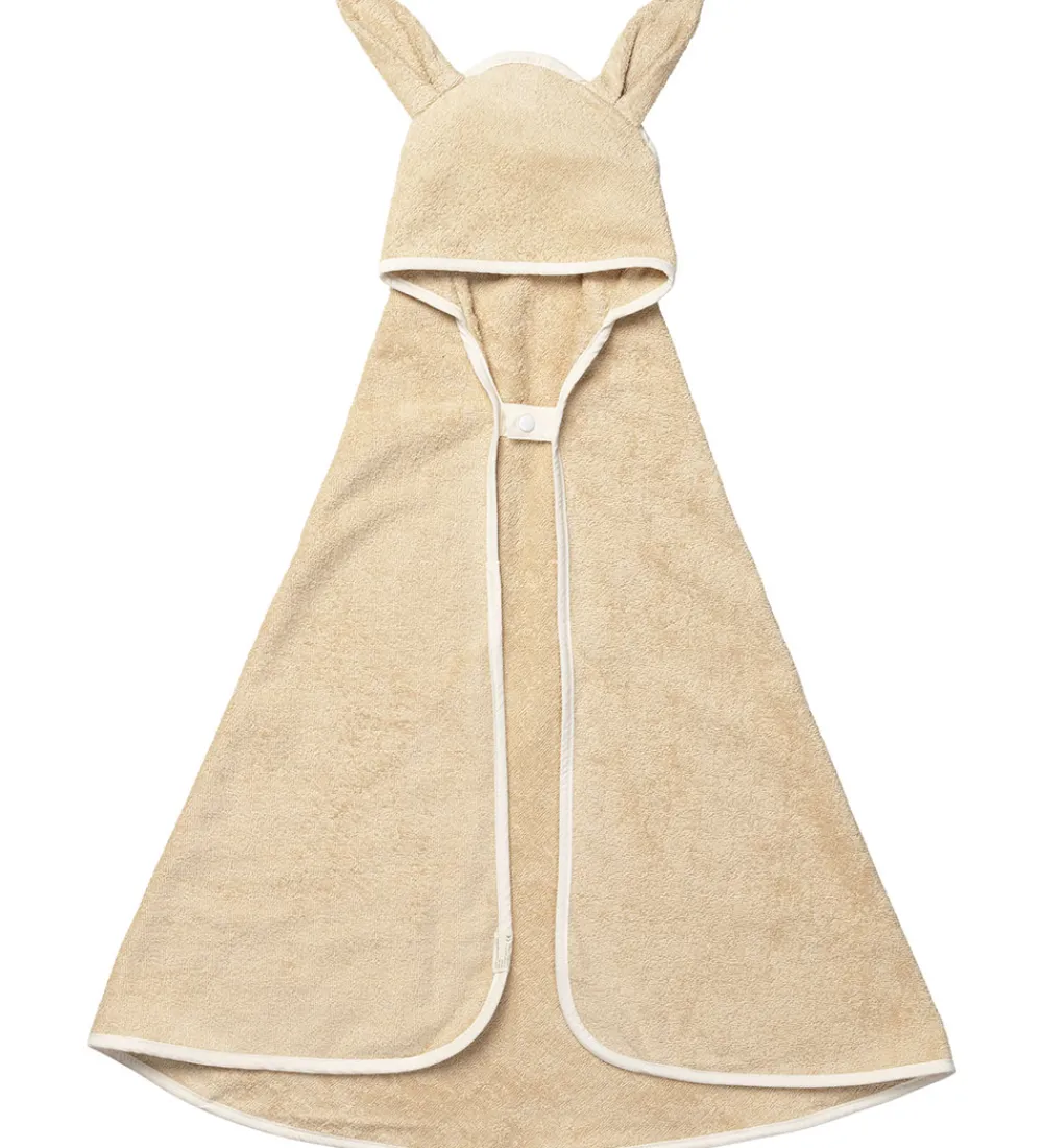Fabelab Babyhåndklæde- Og Poncho|Håndklæder*Babyhåndklæde - Baby - 90x115 cm - Kanin - Wheat