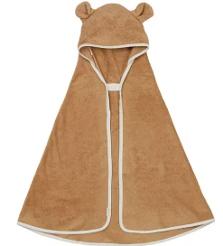 Sutteklude Og Nusseklude|Babyhåndklæde- Og Poncho-Fabelab Gaveæske - 3 Dele - Caramel Mix