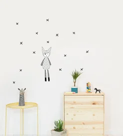 Fabelab Wallsticker*Wallstickers - Dreamy Friend Pirate - Grå m. Pirat