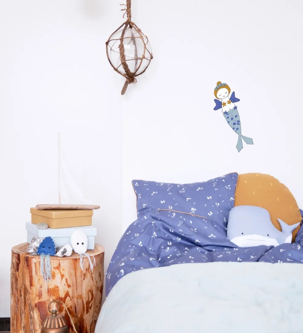 Fabelab Wallsticker*Wallstickers - Havfrue - Blå