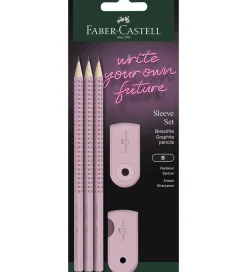 Skriveredskaber-Faber-Castell Blyantsæt - Sleeve - 5 Dele - Rosa