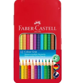 Maling-Faber-Castell Farveblyanter - Grip - Akvarel - 12 stk - Multi