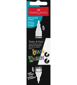 Faber-Castell Tuscher Og Farver*Tusch - Shake & Paint Akryl - Hvid