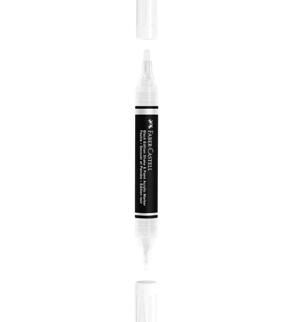 Faber-Castell Tuscher Og Farver*Tusch - Shake & Paint Akryl - Hvid