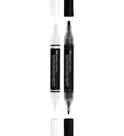 Tuscher Og Farver-Faber-Castell Tuscher - Shake & Paint Acrylic - 2 Stk. - Sort/Hv
