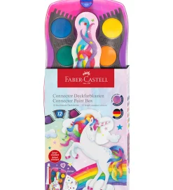 Faber-Castell Maling*Vandfarve - Unicorn Pink - 12 Farver + Chinese Whi